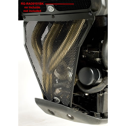 (imagen para) Rejilla (negra) de Colector - Triumph Tiger 800 2011 en adelante / 800 XRX 2015 en adelante