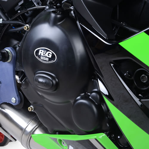 (imagen para) Tapa Protectora del Motor "Race" (DCH) - Kawasaki Z650/Ninja 2017 en adelante, Z650RS 2022 en adelante