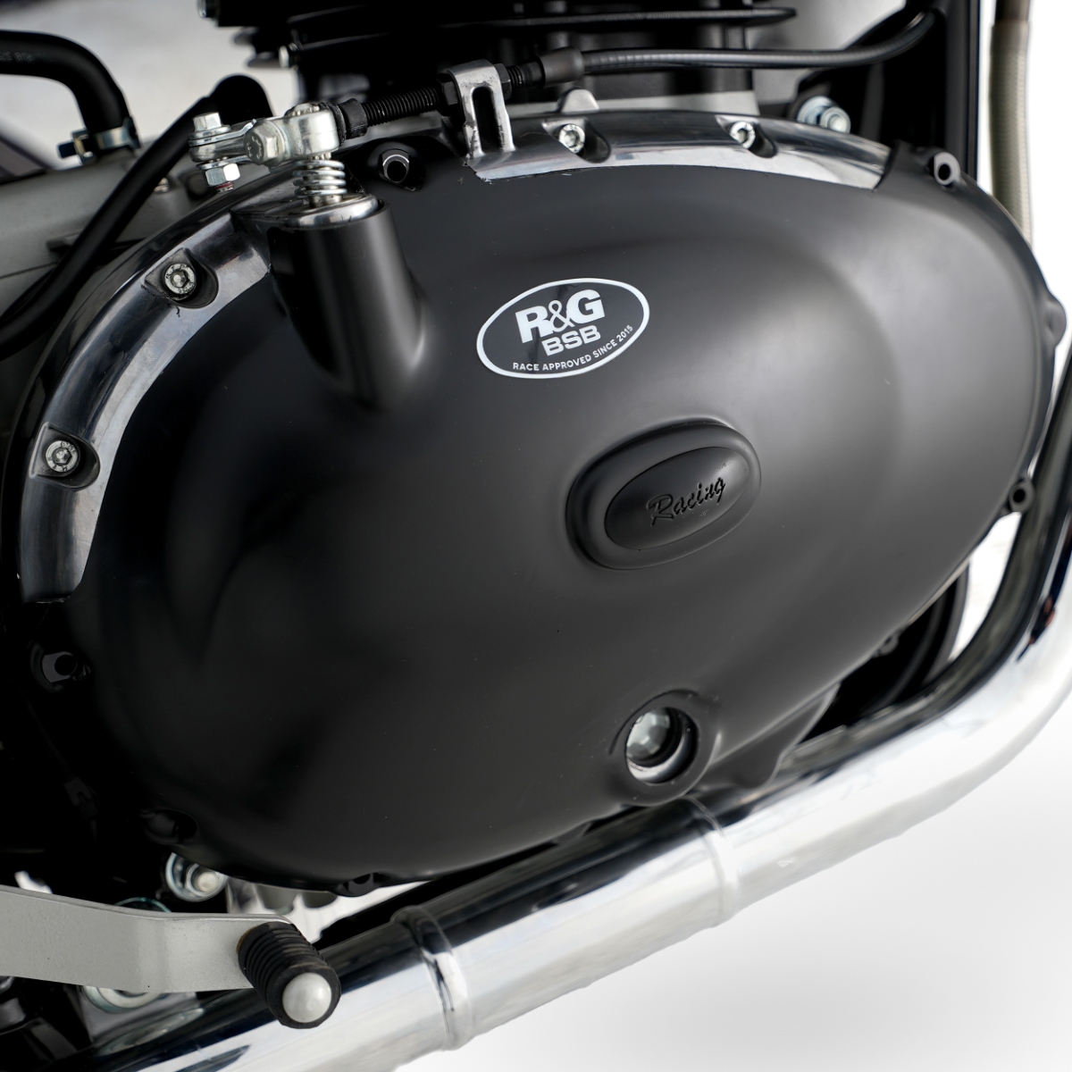 (image for) Engine Case Cover "Race" (RHS) - Royal Enfield Continental GT 650 2018 onwards / Interceptor 650 2019 onwards