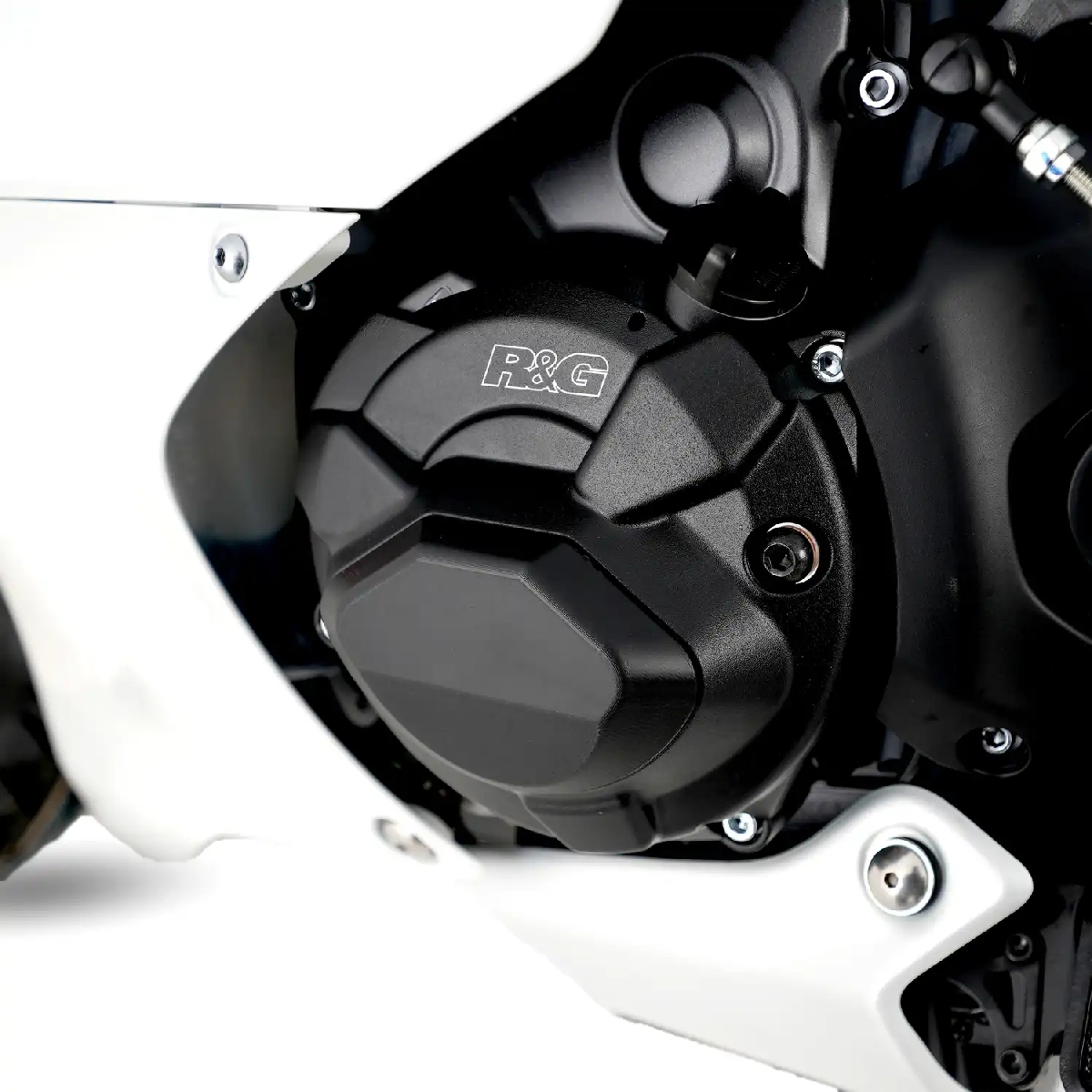 (imagen para) Tapa Protectora del Motor Pro (IZQ) - Yamaha R7 / MT-07 (Tracer) / XSR700 / Tracer 700 / Tracer 7 (GT) / Tenere 700 (World Rally)