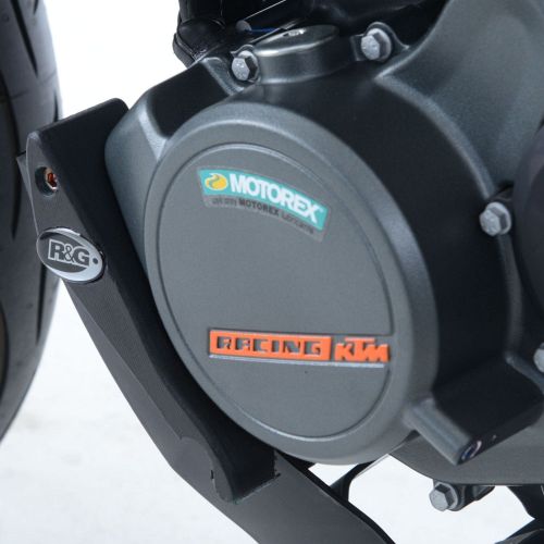 (imagen para) Protector del motor IZQ - KTM 125 Duke 2017-2023, Husqvarna Vipilen 125 / Svartpilen 125 2021 en adelante