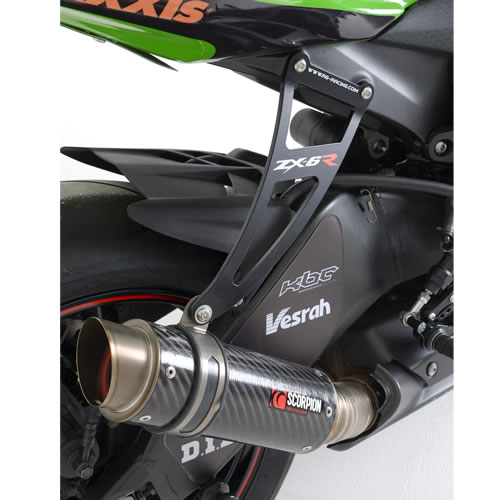 (imagen para) Tirante de Escape - Kawasaki ZX-6R 2009 en adelante