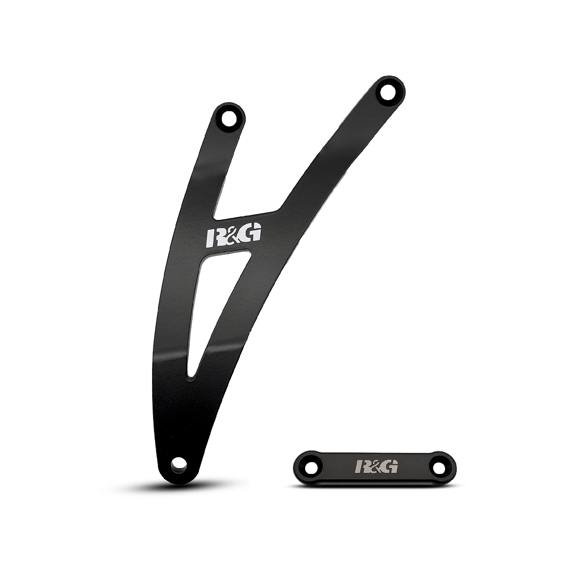 (imagen para) Tirante de Escape (1) y tapa estribera - Kawasaki ZX-4R/RR 2023+