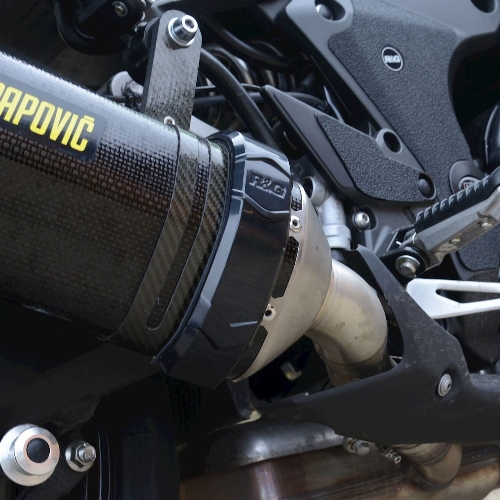 (imagen para) Protector de Escape - Hexagonal Akrapovic (Negro)