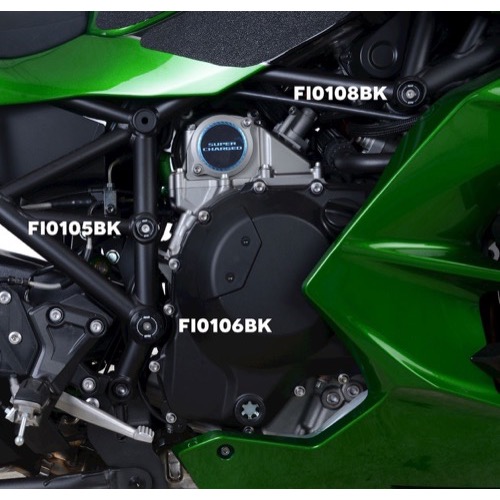 (imagen para) Tapon de Chasis (5) DCH/IZQ - Kawasaki H2 SX (SE) 2018 en adelante