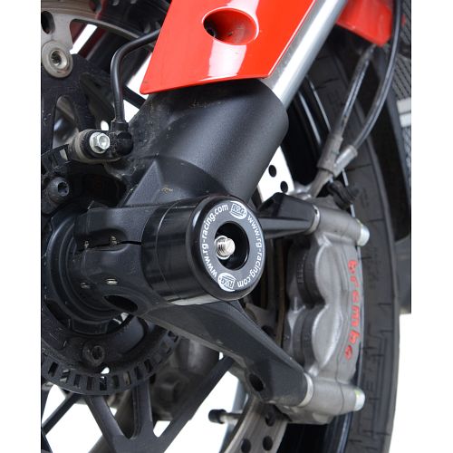 (image for) Fork Protectors (large bobbins) - Ducati Multistrada 950/1200/1260/V4/V2(S), Monster 797/821/950/1200, Supersport, DesertX