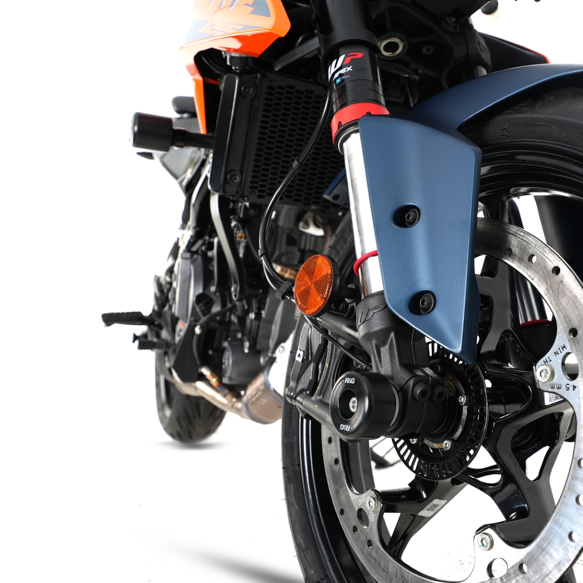 (imagen para) Topes Horquilla - KTM RC390/200/125 2022 en adelante, 125 Duke 2024 en adelante, Husqvarna Vitpilen 401 2024 en adelante