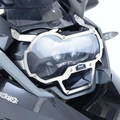 (imagen para) Protector de Faro (1) - BMW R1200GS 2013- con luz diurna LED