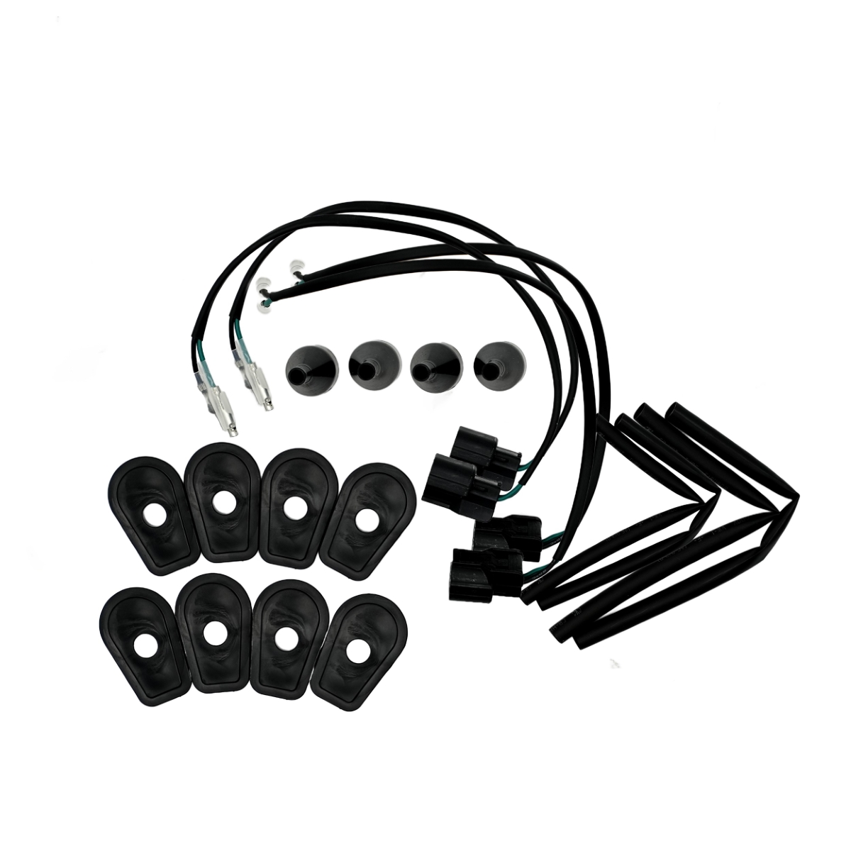 (imagen para) Adaptadores para Intermitentes (4) - Kawasaki Z900 / Z H2 2020 en adelante, Z125 / Ninja 125 2021 en adelante, Z650RS 2022 en adelante