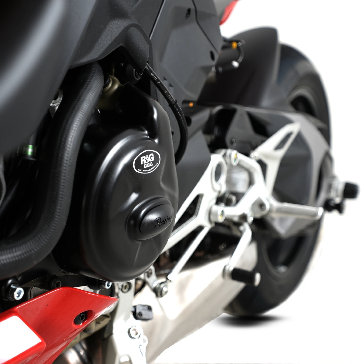 (imagen para) Tapas Protectores del Motor (2) "Race" - Ducati Streetfighter V4(S) 2020+ / Panigale V4(S) (Speciale) 2018+ / Panigale V4R 2019-2020