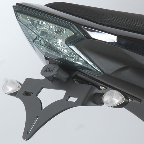 (imagen para) Portamatrícula "Tail Tidy" - Kawasaki Z800 (para intermitentes micro)