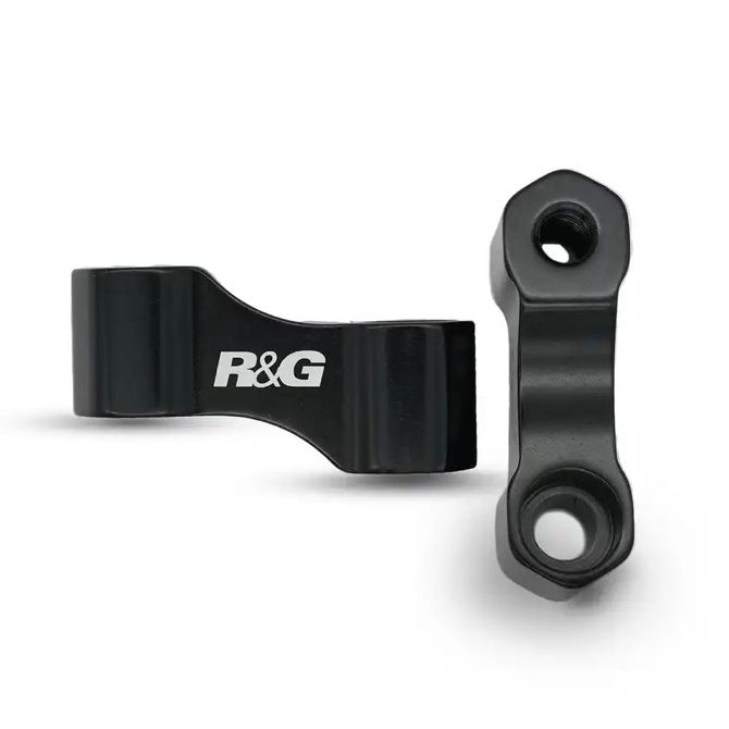 (imagen para) Extensiones de Espejos (2) - M10x1.50 rosca a izquierda y derecha, +45mm desplazamiento lateral, +50mm altura