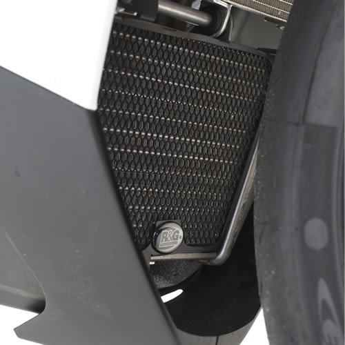 (image for) Oil Cooler Guard (black) - Aprilia V4 Tuono, RSV4-R, RSV4 Factory