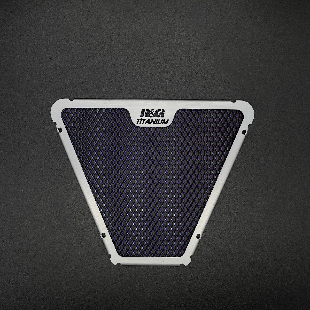 (imagen para) Protector del radiador de aceite, Titanio - Ducati Streetfighter V4(S) 2020-2024, Panigale V4R 2019-2024, V4(S/Speciale) 2018-2024