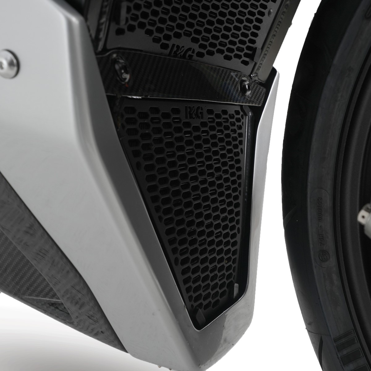 (imagen para) Protector del Radiador de Aceite Pro - Norton V4SV 2022 en adelante / V4CR 2023 en adelante