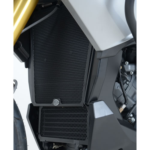 (imagen para) Protector de Radiador (negro) - Aprilia Caponord 1200