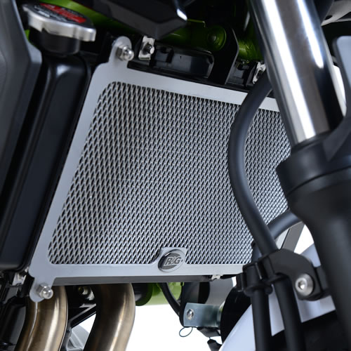 (image for) Radiator Guard - Kawasaki Z650 / Ninja 650 2017 onwards, Z650RS 2022 onwards