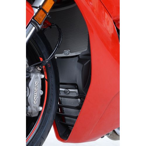 (imagen para) Kit de Protectores de Radiador de agua y Radiador de Aceite (2) - Ducati Supersport 937 (S) 2017-2020 / Supersport 950 (S) 2021 en adelante