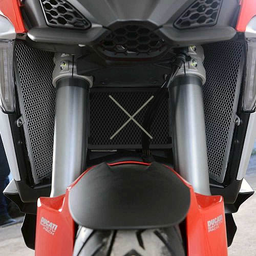 (imagen para) Kit de Protectores de los Radiadores de agua y el Radiador de Aceite (3) - Ducati Multistrada V4 (S/S Sport) 2021 en adelante