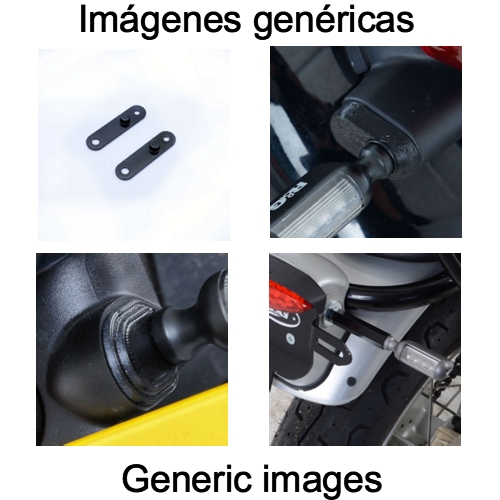 (image for) Rear Indicator Adapters - Kawasaki Z650(S)/Ninja 650 2017+, ZX-25R 2020+