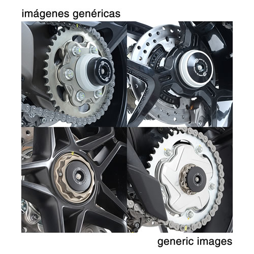 (imagen para) Tapas para Ejes, Kit - Moto Guzzi V100 Mandello 2023 en adelante