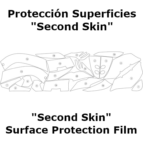(image for) "Second Skin" Surface Protection Film - Ducati 1299 Panigale 2015-2018