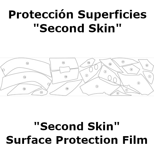 (image for) "Second Skin" Surface Protection Film - Ducati 1199 Panigale 2012-2017