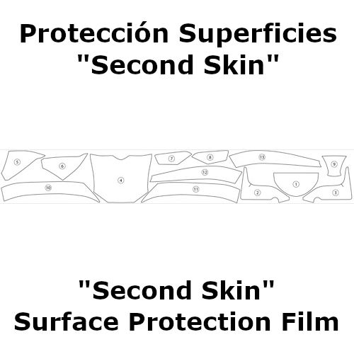 (imagen para) Protección Superficies "Second Skin" - Honda CBR1000RR 2008-2011