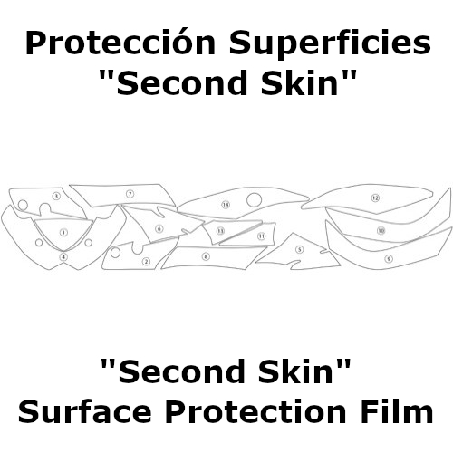 (imagen para) Protección Superficies "Second Skin" - Suzuki GSX-R1000 2009-2016