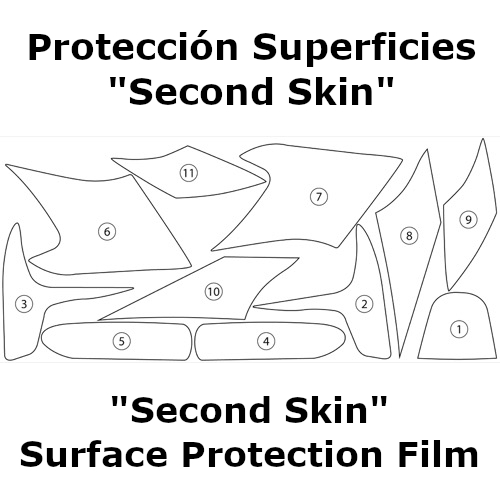 (imagen para) Protección Superficies "Second Skin" - Triumph Speed Triple [R] 2011-2015