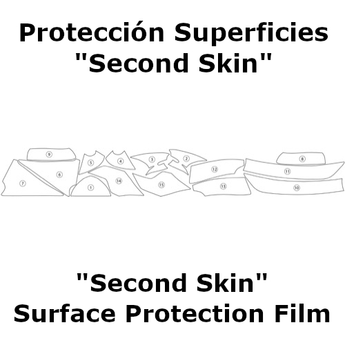 (imagen para) Protección Superficies "Second Skin" - Yamaha YZF-R6 2008-2016