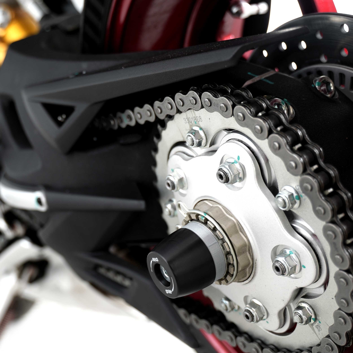 (image for) Swingarm Protectors APEX - MV Agusta F3 (675/800), F4RR/RC/1000R, Brutale 675/800/910/1000RS, Rivale/Dragster/Stradale/Turismo Veloce 800, Superveloce, QJMOTOR R SRK921 (RR)