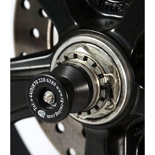 (imagen para) “Spindle Sliders” topes/diábolos eje - Ducati 748, 848, 916, 996,748R,996R,998, Hypermotard, Monster SR4RS/796, Streetfighter 848