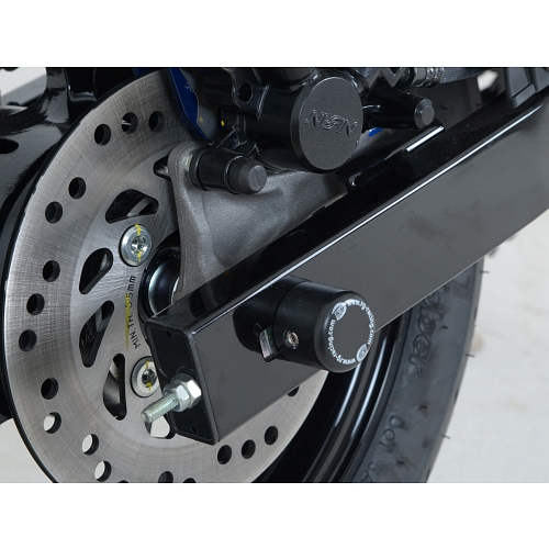(imagen para) “Spindle Sliders” topes - Honda MSX125 (Grom) 2013 en adelante, Monkey 2018 en adelante, ST125 Dax 2022 en adelante