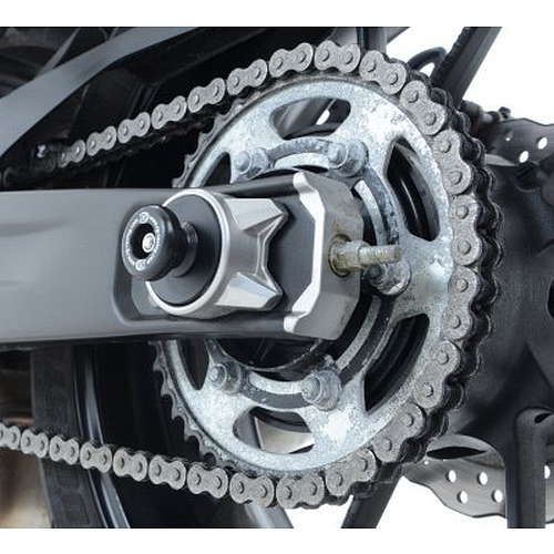 (image for) “Spindle Sliders” axle crash protectors/diablos - Yamaha MT-07(FZ-07) 2013-2024, XSR700 2015+, YZF-R7 2022+