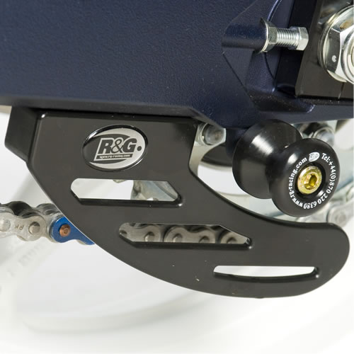 (image for) Toe/Chain Guard, Extended style, black, HDPE plastic - Suzuki GSX-R600/750 L1