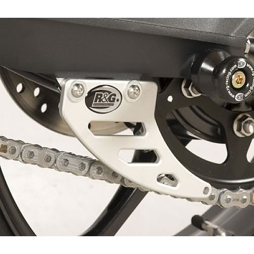 (image for) Toe/Chain Guard, Shark Fin style, aluminium - Triumph Street Triple (R/RX) / 675 Daytona / Daytona Moto2™ 765
