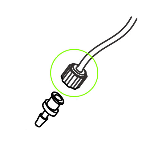 (imagen para) Adaptador Luer de rosca para Traveller Scottoiler