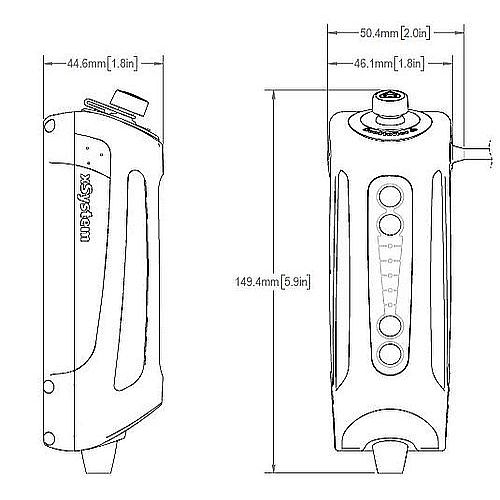 (image for) Scottoiler xSystem v3.0+ (plus) - Automatic Chain Oiler (electronic) with biodegradable (green) oil - Click Image to Close